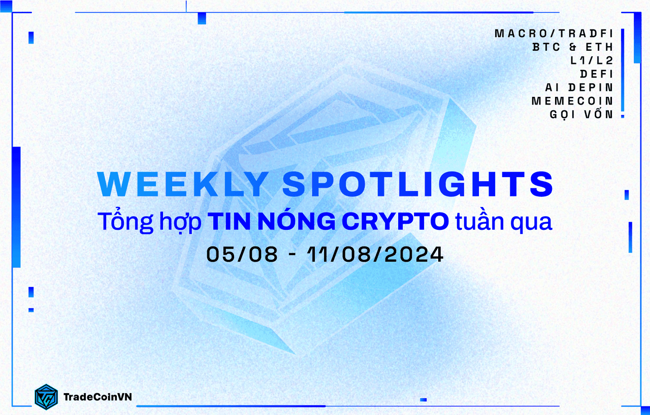 Weekly recap: Tổng hợp tin tức Crypto hot nhất tuần qua (05/08 - 11/08)